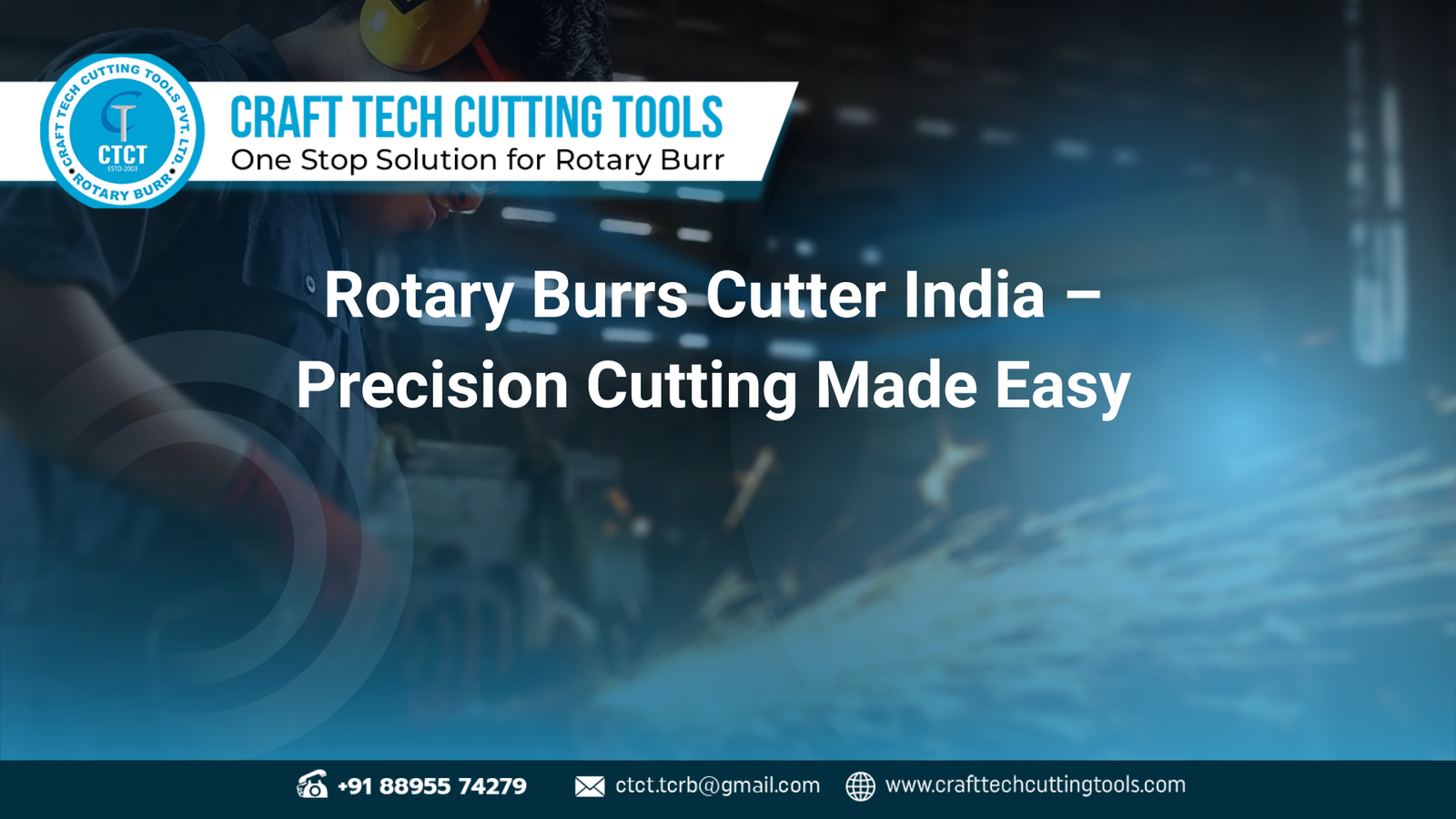 High-performance Rotary Burrs Cutter tool for industrial precision cutting in India
