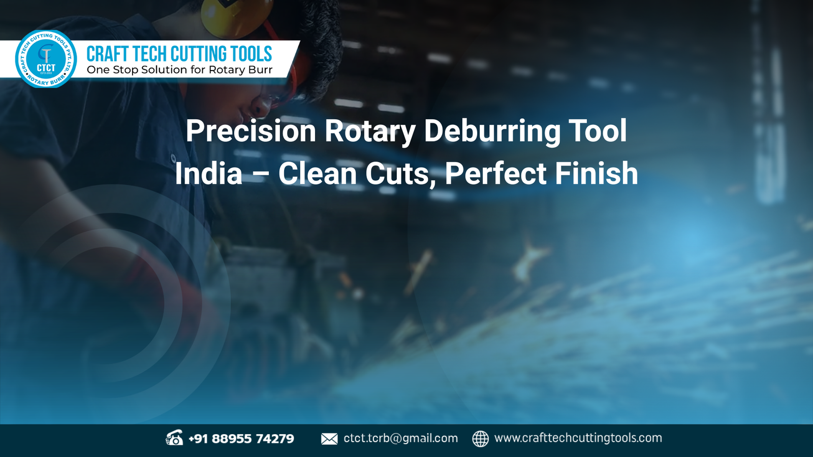 High-quality rotary deburring tool made in India for precision edge finishing in metalwork