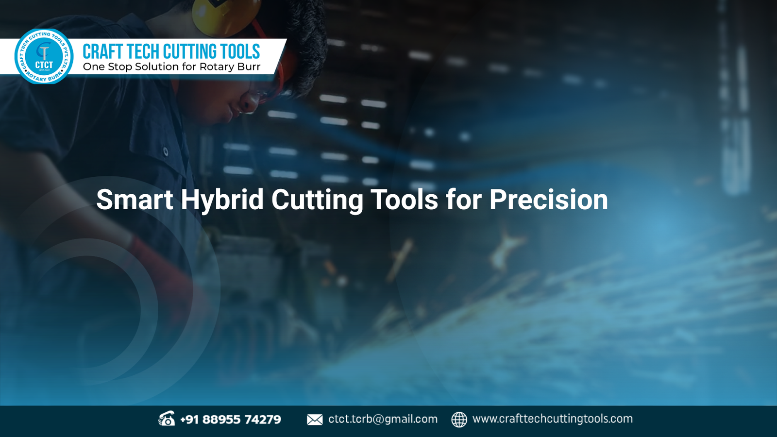 Smart Hybrid Cutting Tools used in modern manufacturing for precision and efficiency