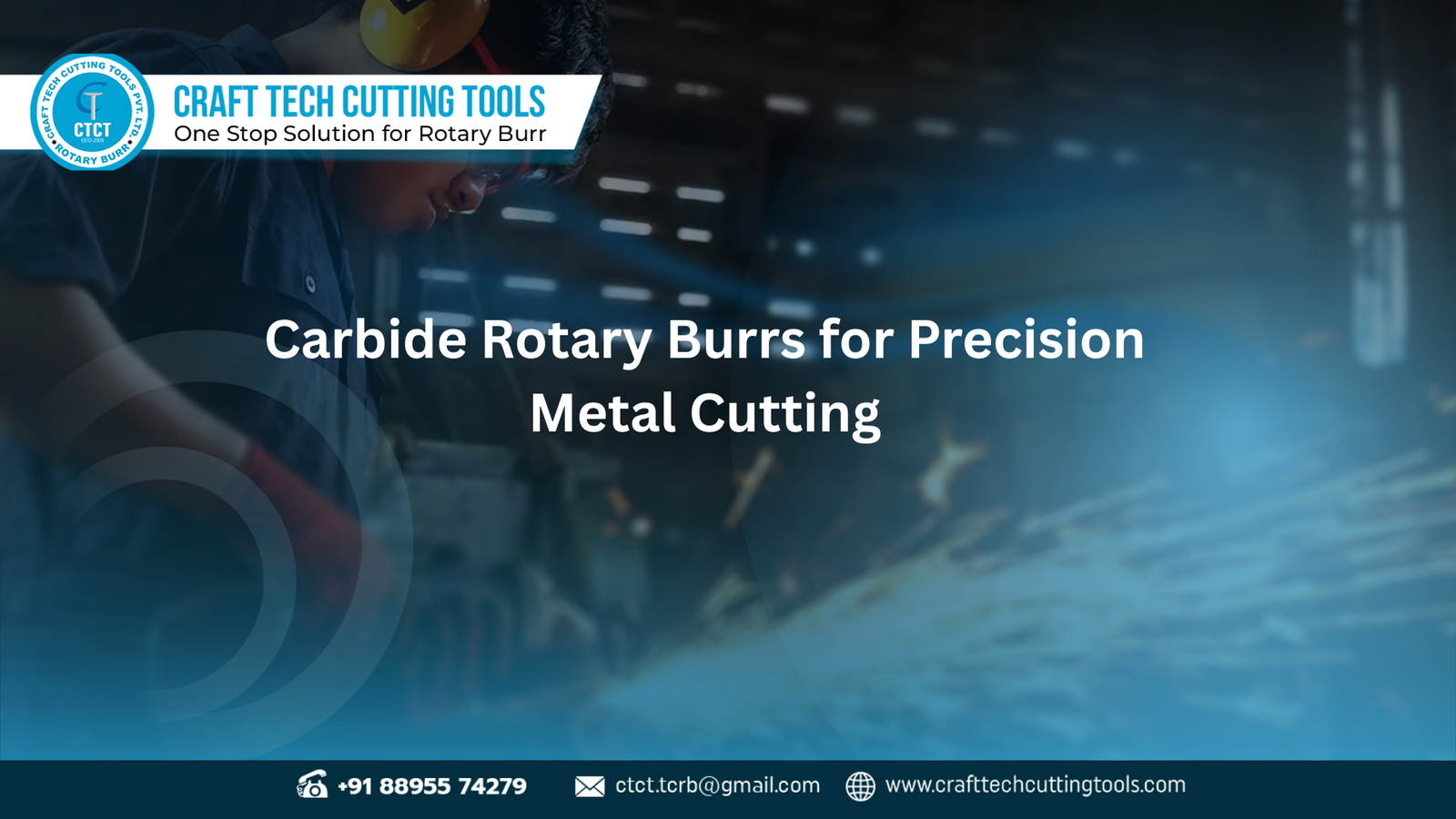 High-performance carbide rotary burrs for metal cutting and finishing
