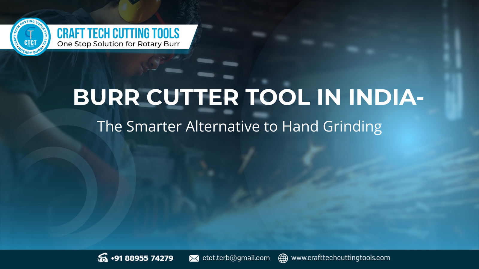 burr cutter tool in India used for precision metal finishing